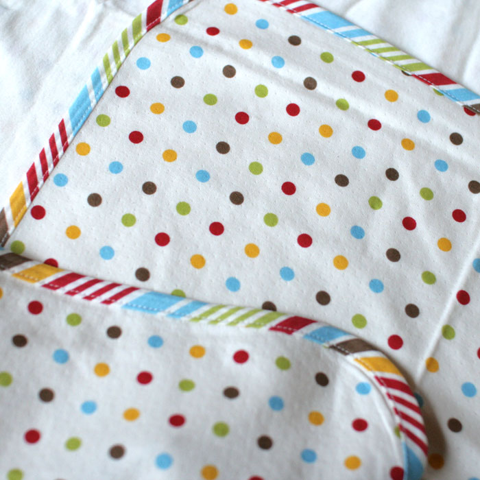 韓国子供服 WIDOGANIC オーガニックコットンプレイマット ブランケット／マルチドット　おくるみ