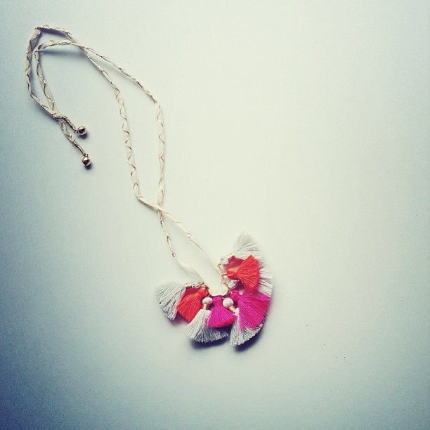 Nellystella ネリーステラ Jessie Necklace  タッセルネックレス　マルチカラー