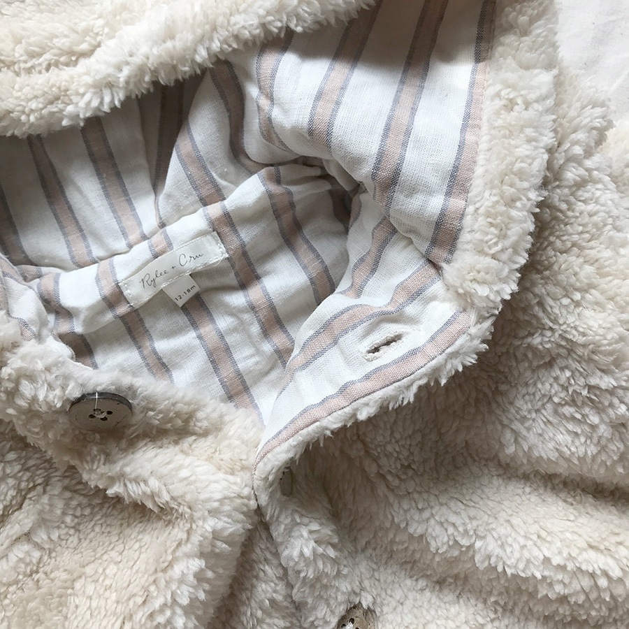 [40%off]ロサンゼルスから Rylee & Cru  Rylee teddy jumpsuit -/12-18M 　［ネコポス対応 不可］