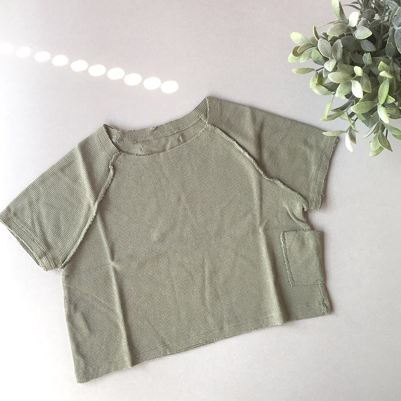 [再-70%]　スペインから little crative factory [※1 6Yサイズまではクリックポスト可]　17SS EXPLORER T-SHIRT CACTUS12-18M/-/-/-/-/-