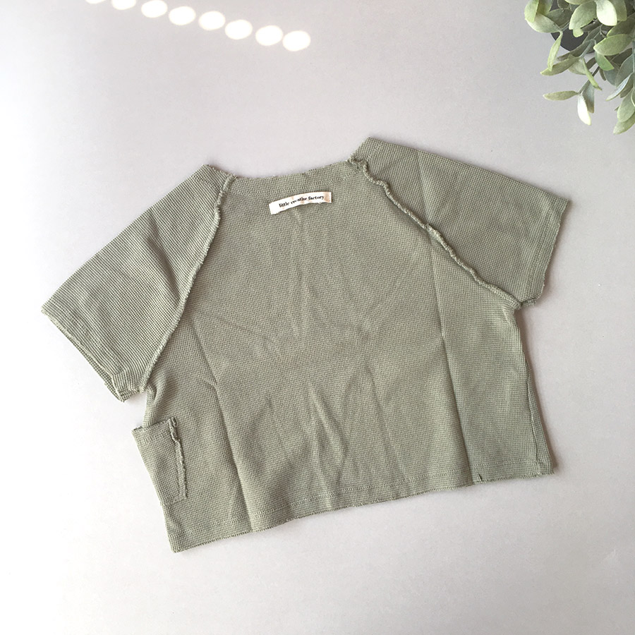 [再-70%]　スペインから little crative factory [※1 6Yサイズまではクリックポスト可]　17SS EXPLORER T-SHIRT CACTUS12-18M/-/-/-/-/-