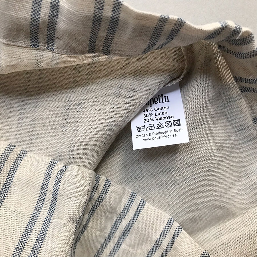 ［50%OFF］ From Spain Popelin  Blue york shirt 80-90/90-100/-/-/-/-/-