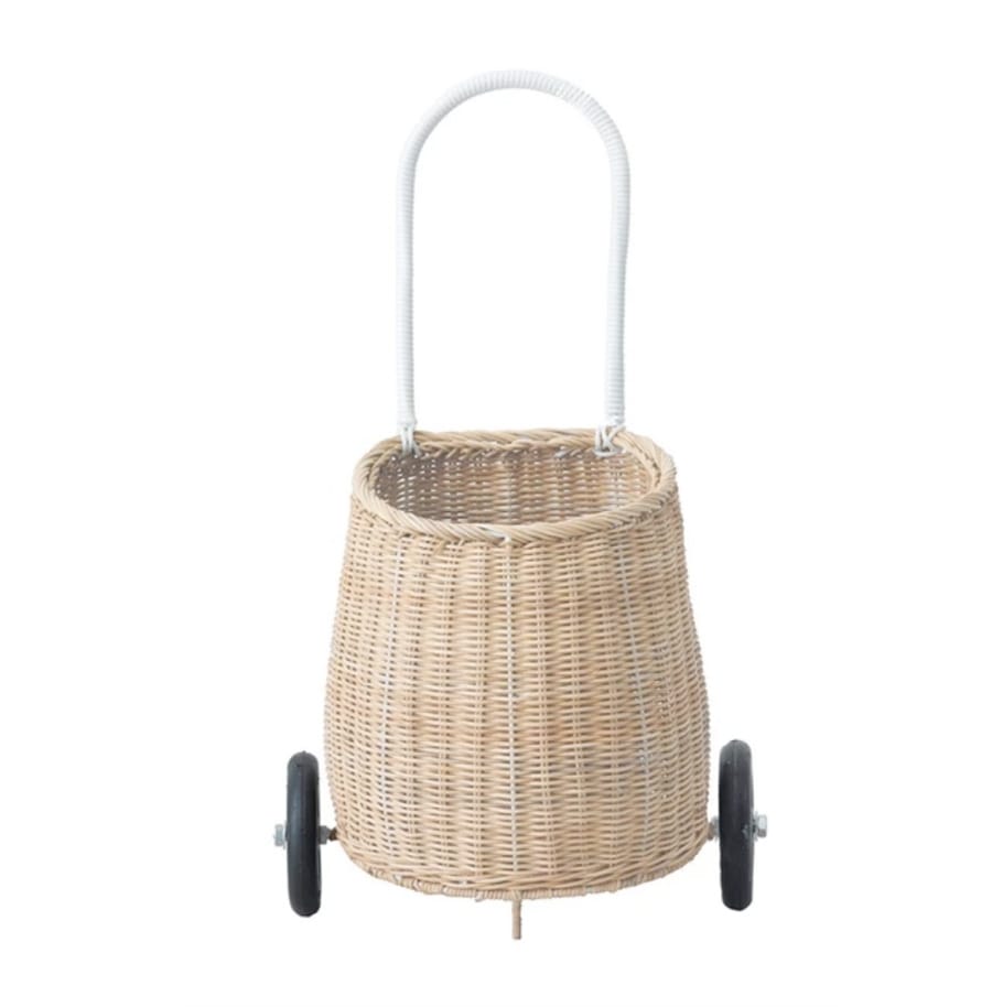 イギリスから Olli Ella オリエラ　Luggy Basket - STRAW 33 x 57cm [ラッピング不可]