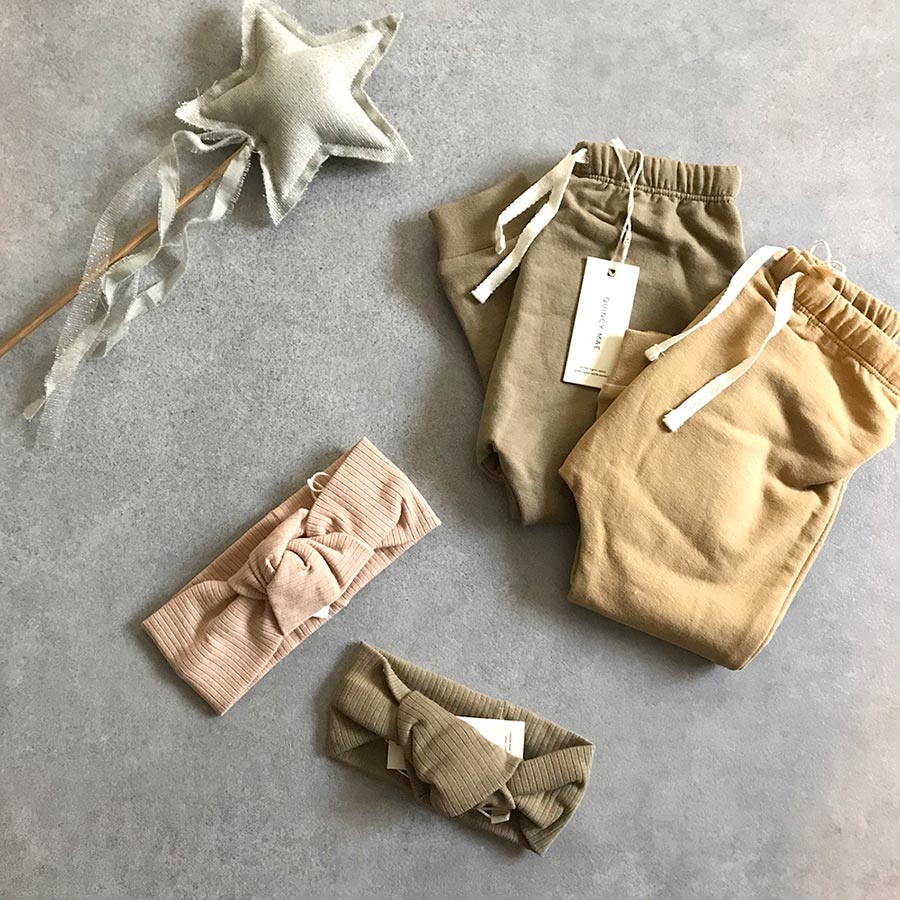 ●Quincy Mae オーガニックコットン Fleece Sweatpant  [ネコポス対応可]  80