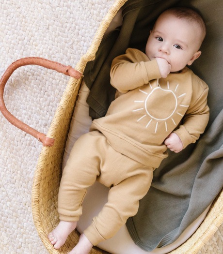 ●Quincy Mae オーガニックコットン Fleece Sweatpant  [ネコポス対応可]  80