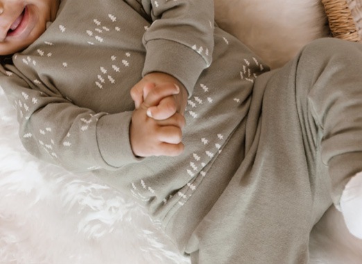 ●Quincy Mae オーガニックコットン Fleece Sweatpant  [ネコポス対応可]  80