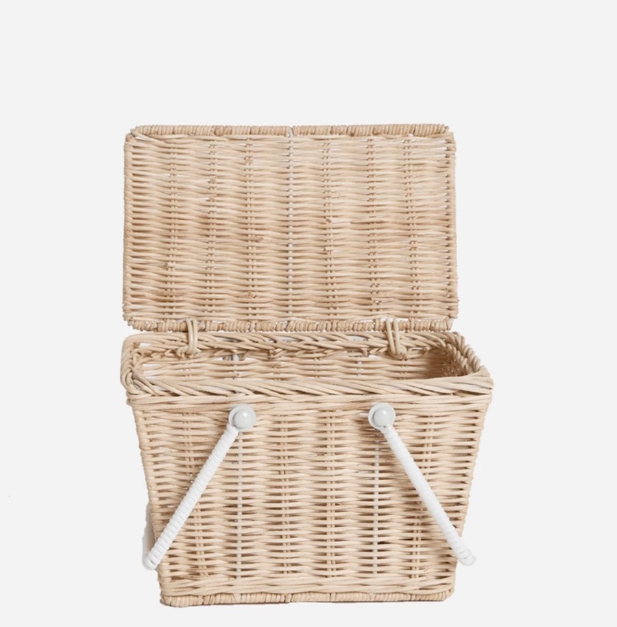 イギリスから Olli Ella オリエラ　Piki Basket - STRAW [ラッピング不可]