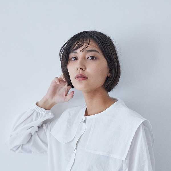 [30%OFF] undeny. スクエアカラーブラウス  1(140-150)/-/-WH/BK