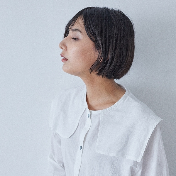 [30%OFF] undeny. スクエアカラーブラウス  1(140-150)/-/-WH/BK