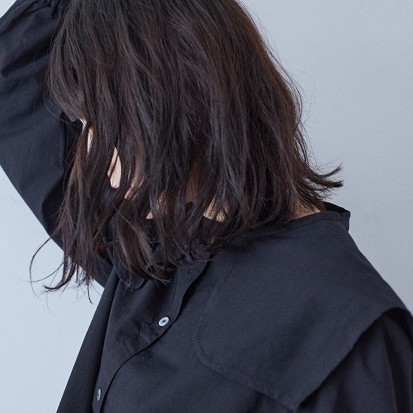 [30%OFF] undeny. スクエアカラーブラウス  1(140-150)/-/-WH/BK