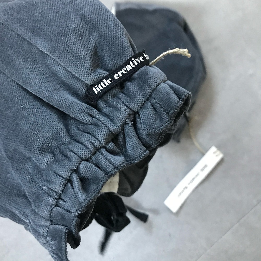 [60%OFF] スペインから little crative factory  Baby VELVET Bonnet GRAY  0-1Y/1-2Y50%OFF