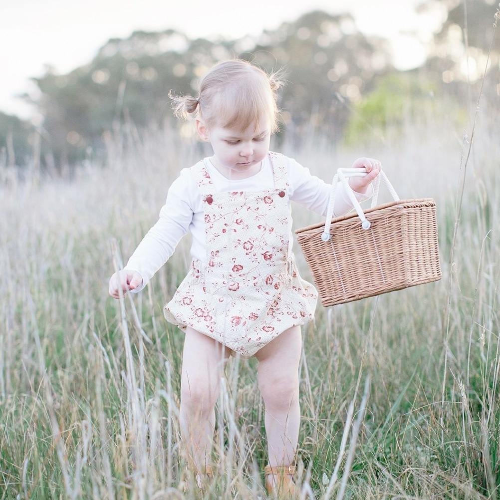 イギリスから Olli Ella オリエラ　Piki Basket - MINT [ラッピング不可]