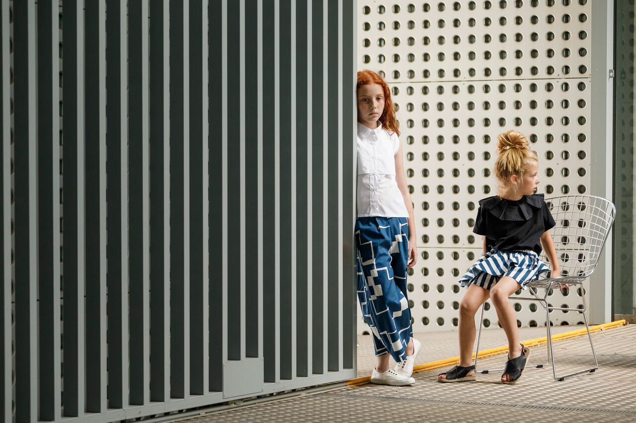 [再-60%] スペインから Motoreta LYA BLOUSE White 3Y/5Y/6-7Y/8-9Y/12-13Y