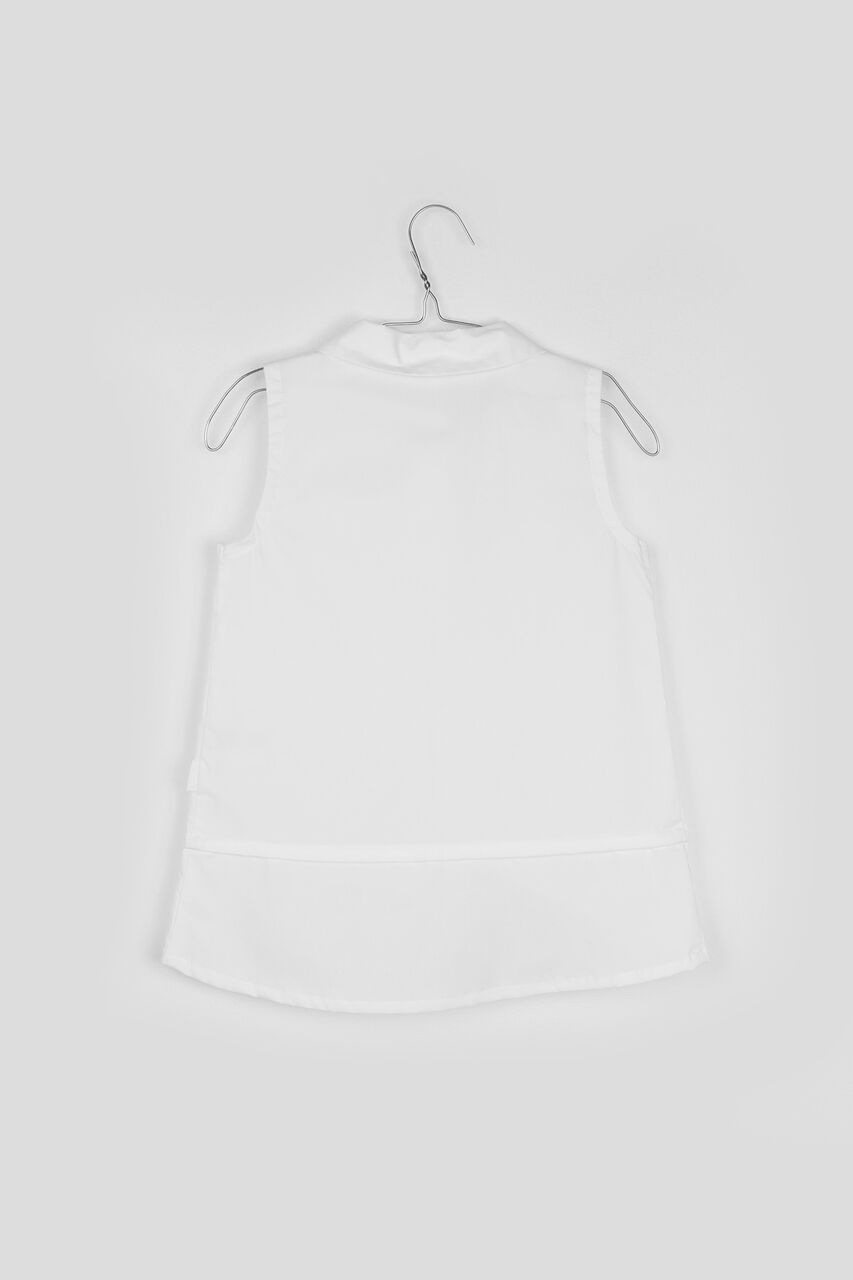 [再-60%] スペインから Motoreta LYA BLOUSE White 3Y/5Y/6-7Y/8-9Y/12-13Y
