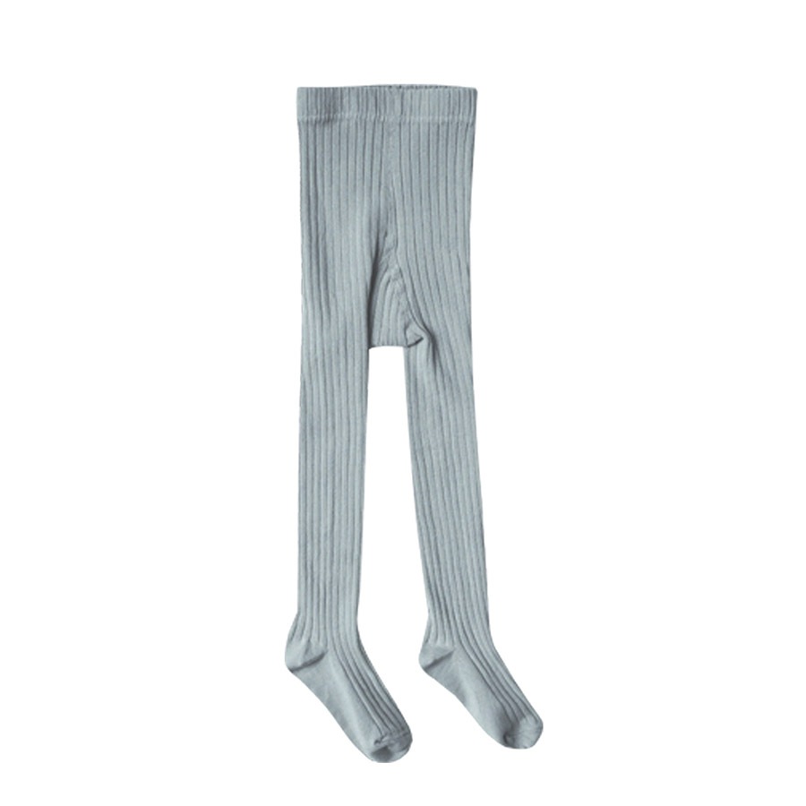 [40%OFF]ロサンゼルスから Rylee solid ribbed tights dusty blue 6-12M/12-24M/3-5Y/6-9Y　［ネコポス対応OK］