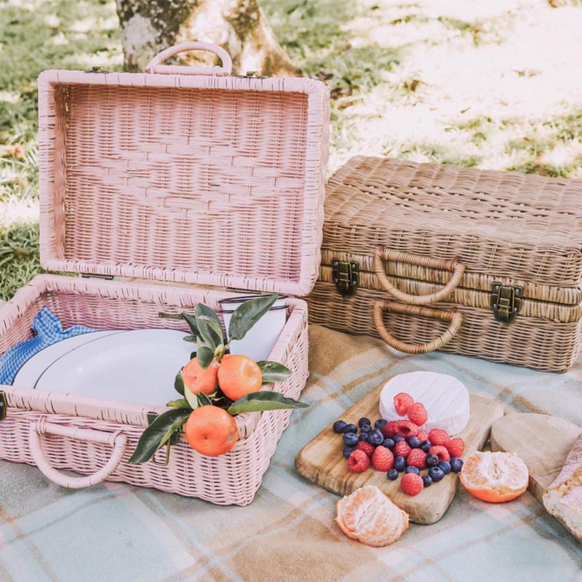 イギリスから Olli Ella オリエラ  Toaty Trunk | Natural - 40 x 28 x 18 [ラッピング不可]