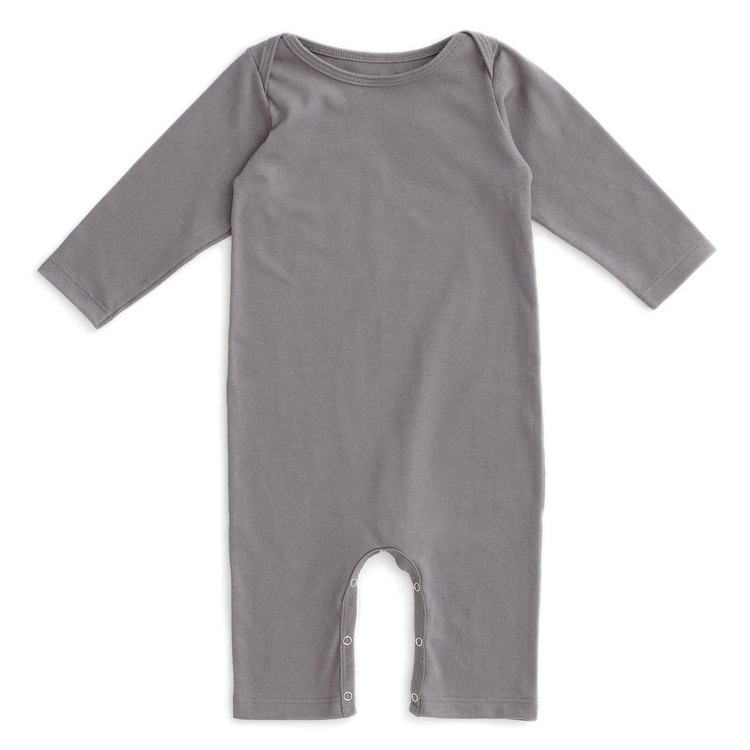 [50%OFF] From Brooklyn winter water factory Long Sleeve Romper - Solid Charcoal ロンパース 70/80