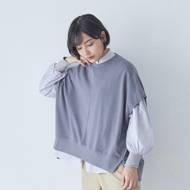 [60%OFF] undeny. フレンチスリーブスウェット S(140-150) / F(160-170)