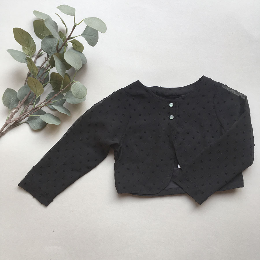 [60%off] maarook マルーク 18SS シフォンドビーボレロ 100/-/-/- クロ 入学式卒業式