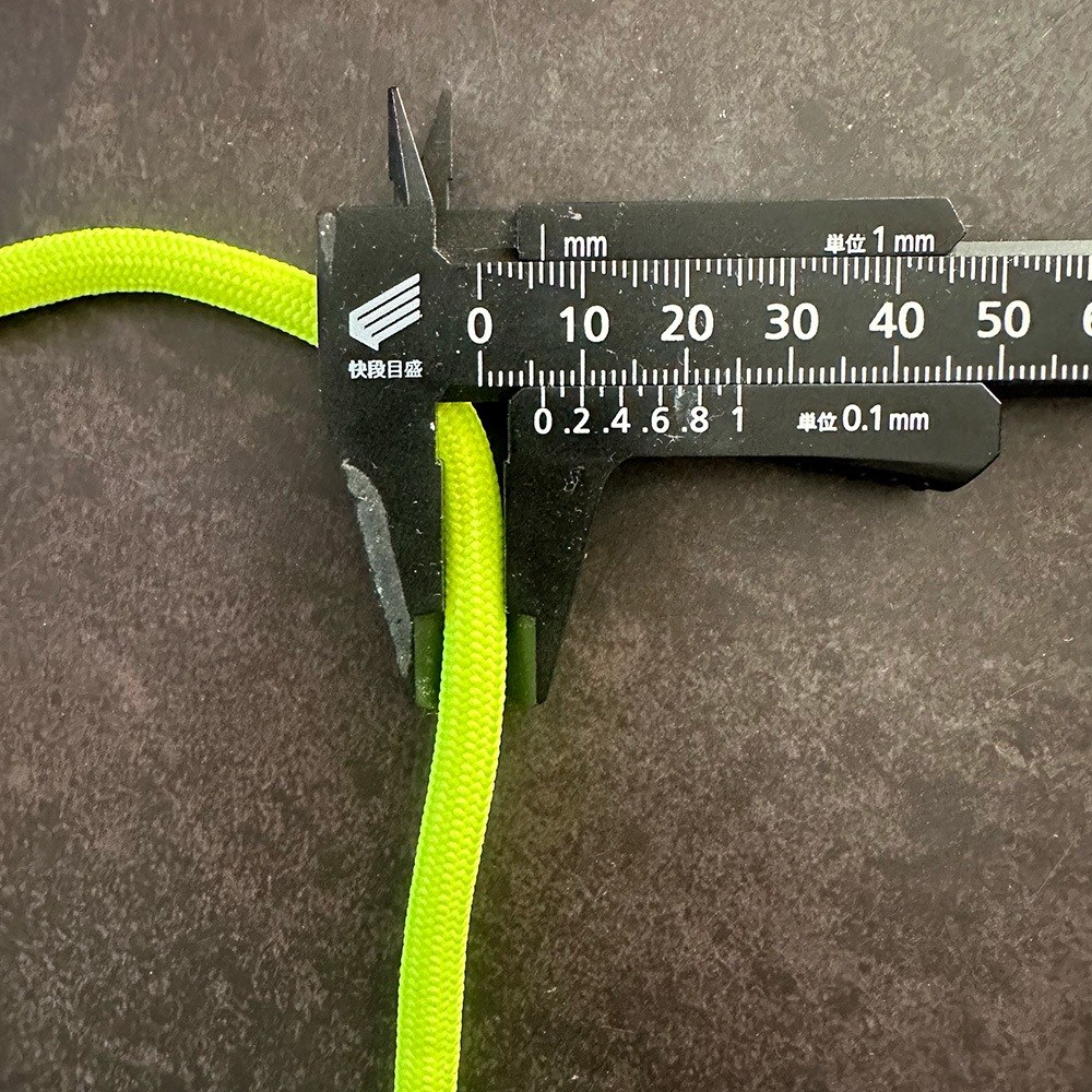 6-12　蛍光イエロー 6mm ロープ-9400