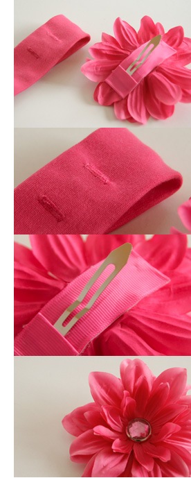 【-60％再下】Gigis ジジス お花の帽子が有名なジジス フラワーコットンヘアバンド Black_9（Purple Diva） 0-2歳/2-5歳