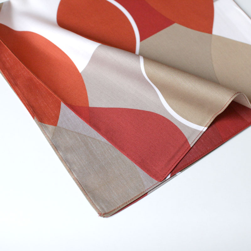 boras cotton ボラス ハンカチ（大判） MALAGA　マラガ レッド by Mona bjork モナ・ビヨルク