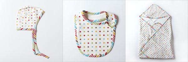 韓国子供服 WIDOGANIC オーガニックコットンプレイマット ブランケット／マルチドット　おくるみ