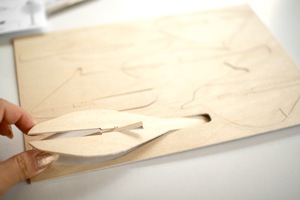 lovi オーナメントカード BIRD（バード）Sサイズ 12.5cm （プライウッド白樺）