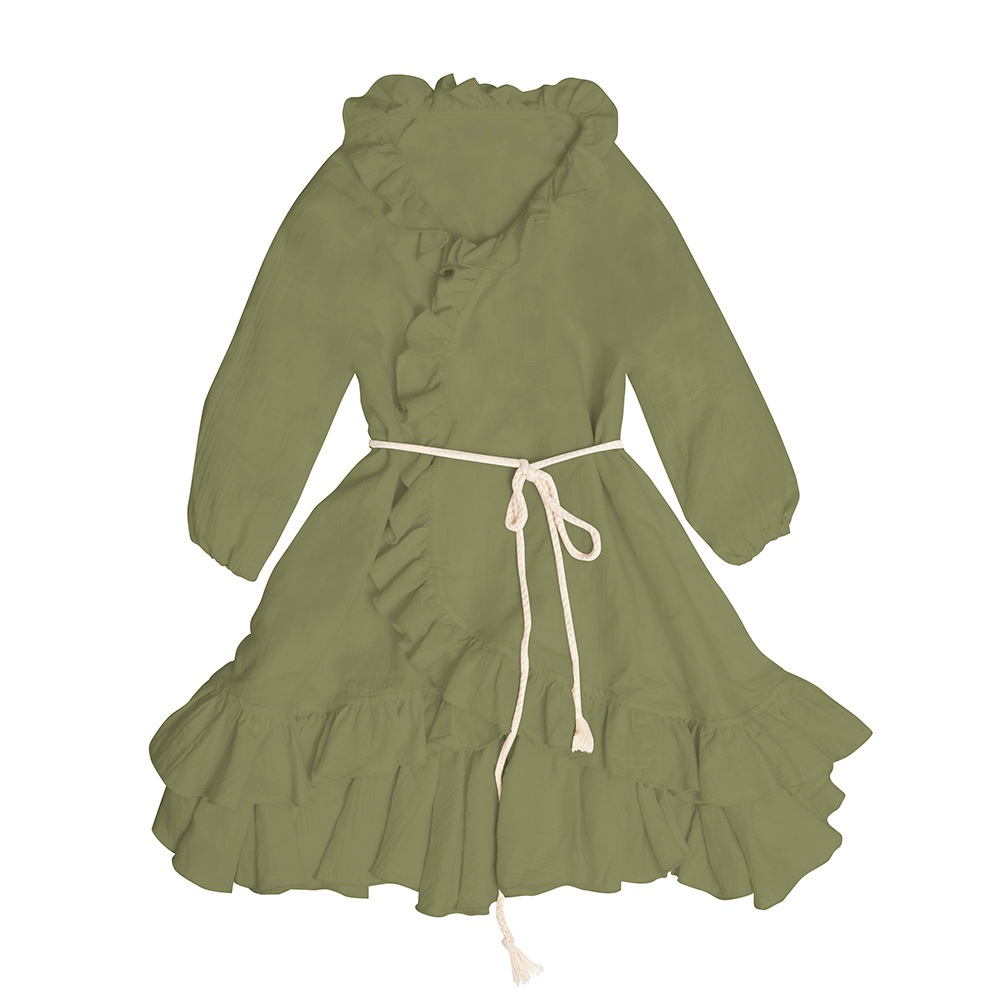 [再-70%]　little crative factory リトルクリエイティブファクトリー  17SS DUNE DRESS CACTUS 2Y/-/6Y/8Y/14Y