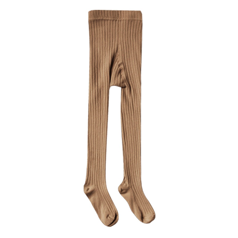 [40%OFF]ロサンゼルスから Rylee solid ribbed tights caramel 6-12M/12-24M/3-5Y/6-9Y　［ネコポス対応OK］
