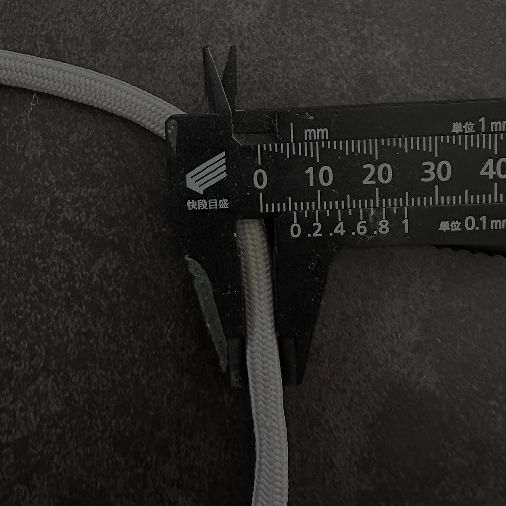 6-3　グレー 6mm ロープ-9400