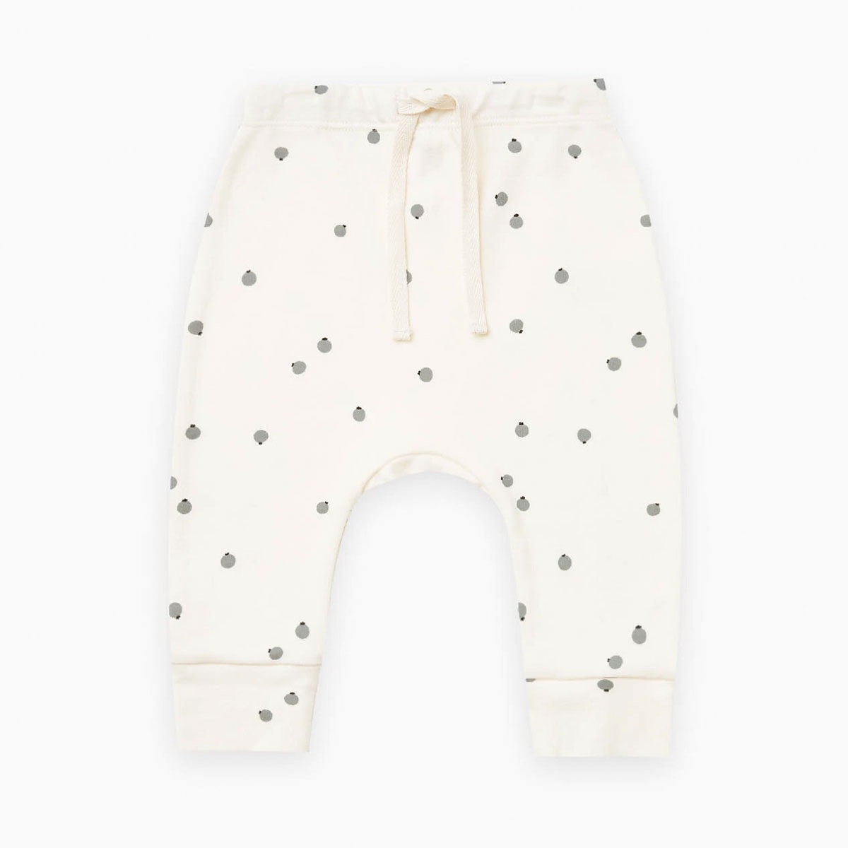 [30%off] Quincy Mae オーガニックコットン Drawstring Pant  [ネコポス対応可] IVORY 60-70/70-80/90-100