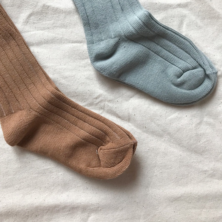 [40%OFF]ロサンゼルスから Rylee solid knee socks　dusty blue 6-12M/12-24M/3-5Y/6-9Y　［ネコポス対応OK］