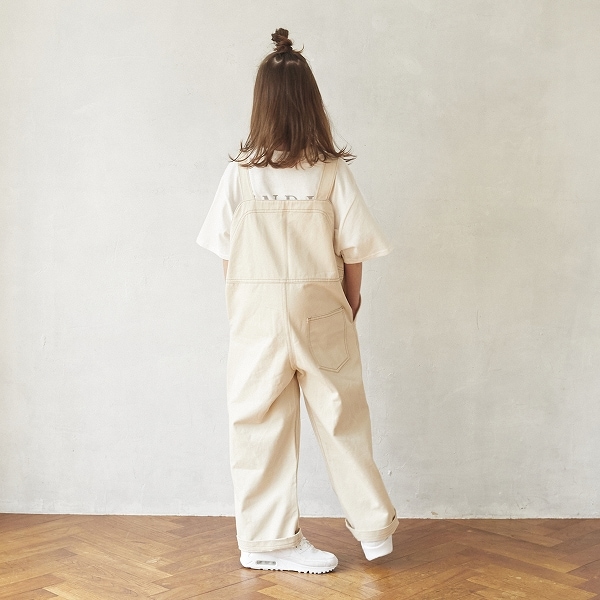 [50%OFF] undeny. サロペット WT/BK  M(110-120)/L(130-140)/XL(150-160)/F(レディース)