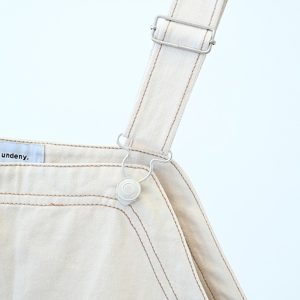 [50%OFF] undeny. サロペット WT/BK  M(110-120)/L(130-140)/XL(150-160)/F(レディース)