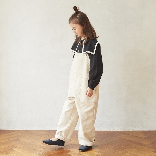 [50%OFF] undeny. サロペット WT/BK  M(110-120)/L(130-140)/XL(150-160)/F(レディース)