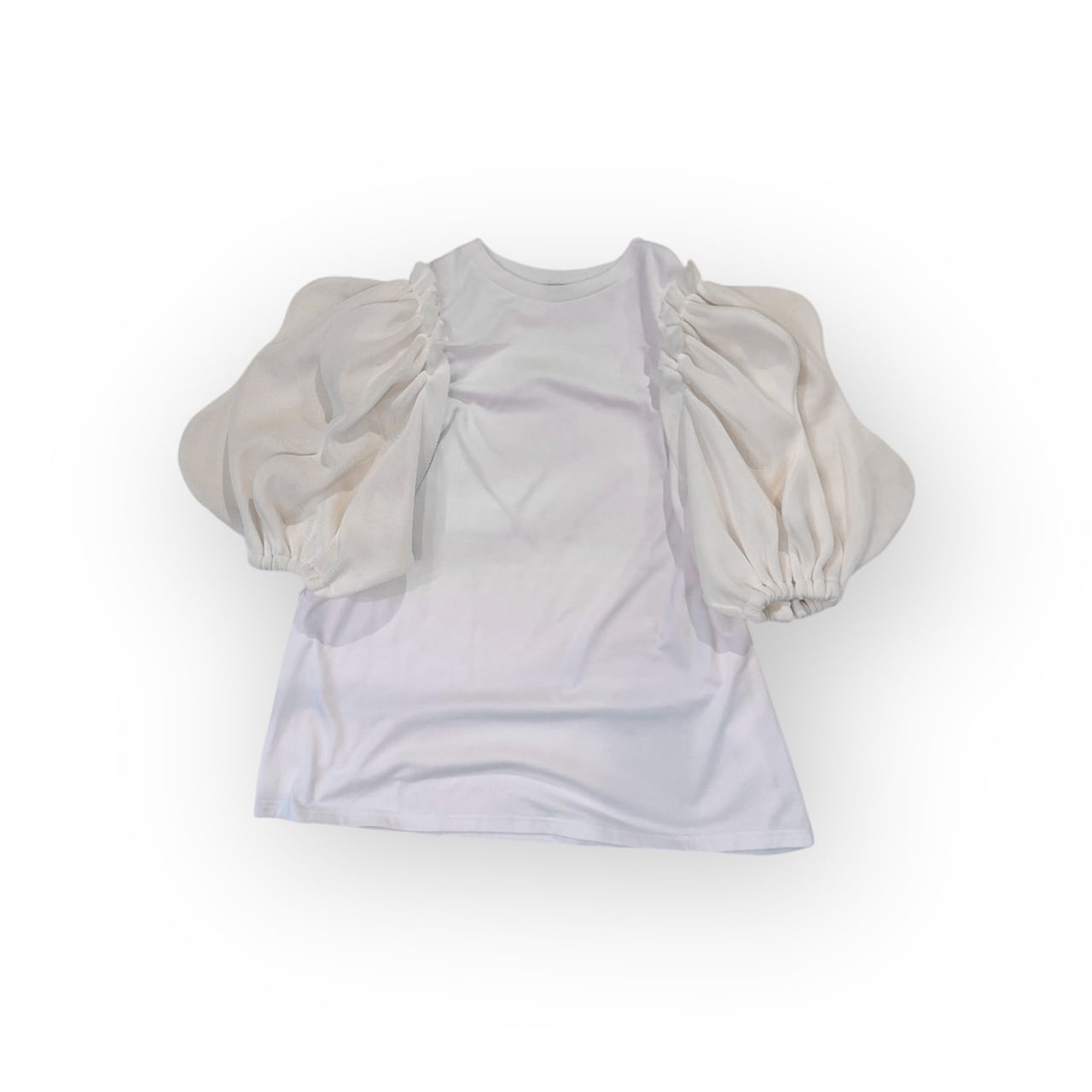 [30%OFF]frankygrow WAVE CUT SLEEVES TEE /WT-BK/WT-IV/BK-BK/F1/F2