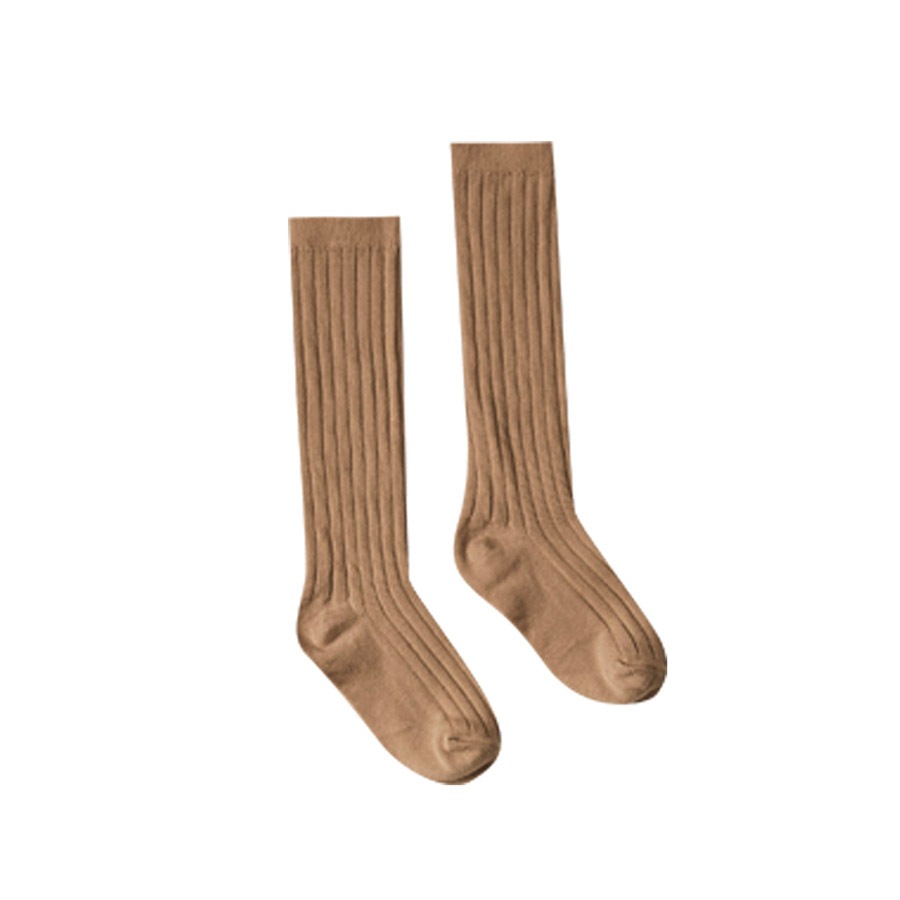 [40%OFF]ロサンゼルスから Rylee solid knee socks　caramel 6-12M/12-24M/3-5Y/6-9Y　［ネコポス対応OK］