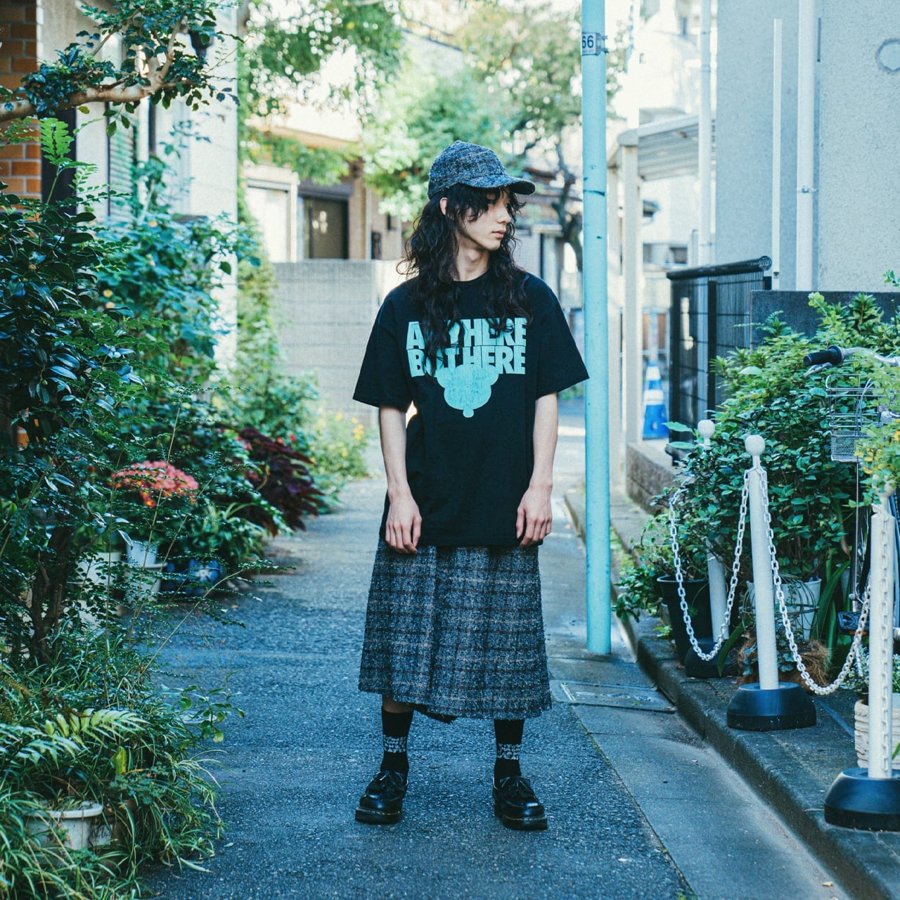 [30%OFF]frankygrow CRACKED BEAR TEE  /BLACK/ F2