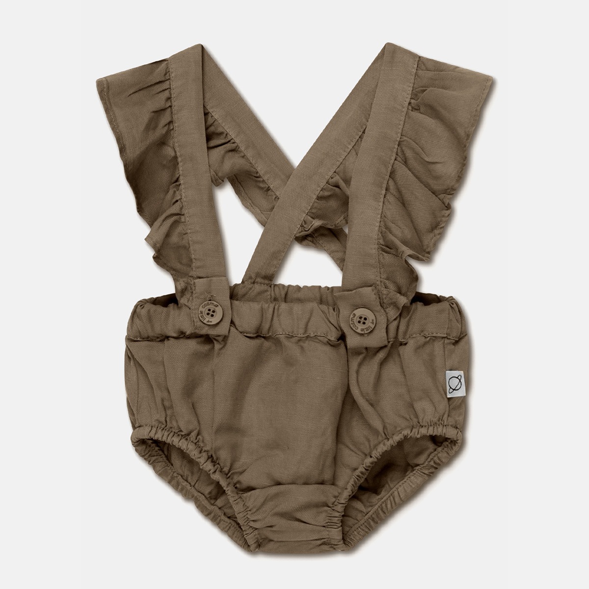 From spain MY LITTLE COZMO リネン tencel linen baby bloomers 50-60/70-80/80-90 キャメル/ライトグレー/カーキ