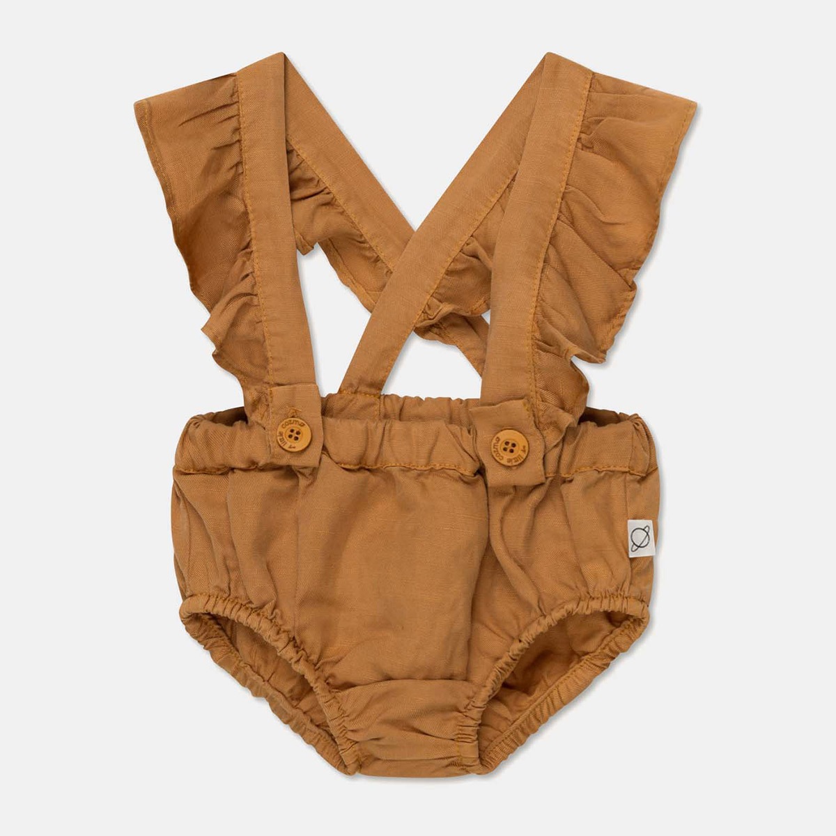 From spain MY LITTLE COZMO リネン tencel linen baby bloomers 50-60/70-80/80-90 キャメル/ライトグレー/カーキ