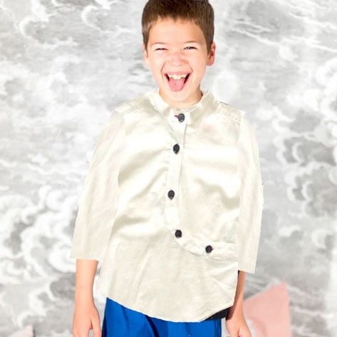 [再-60%] フランスから zozio ゾジヲ 18SS MO shirts (ivory) M/-/-