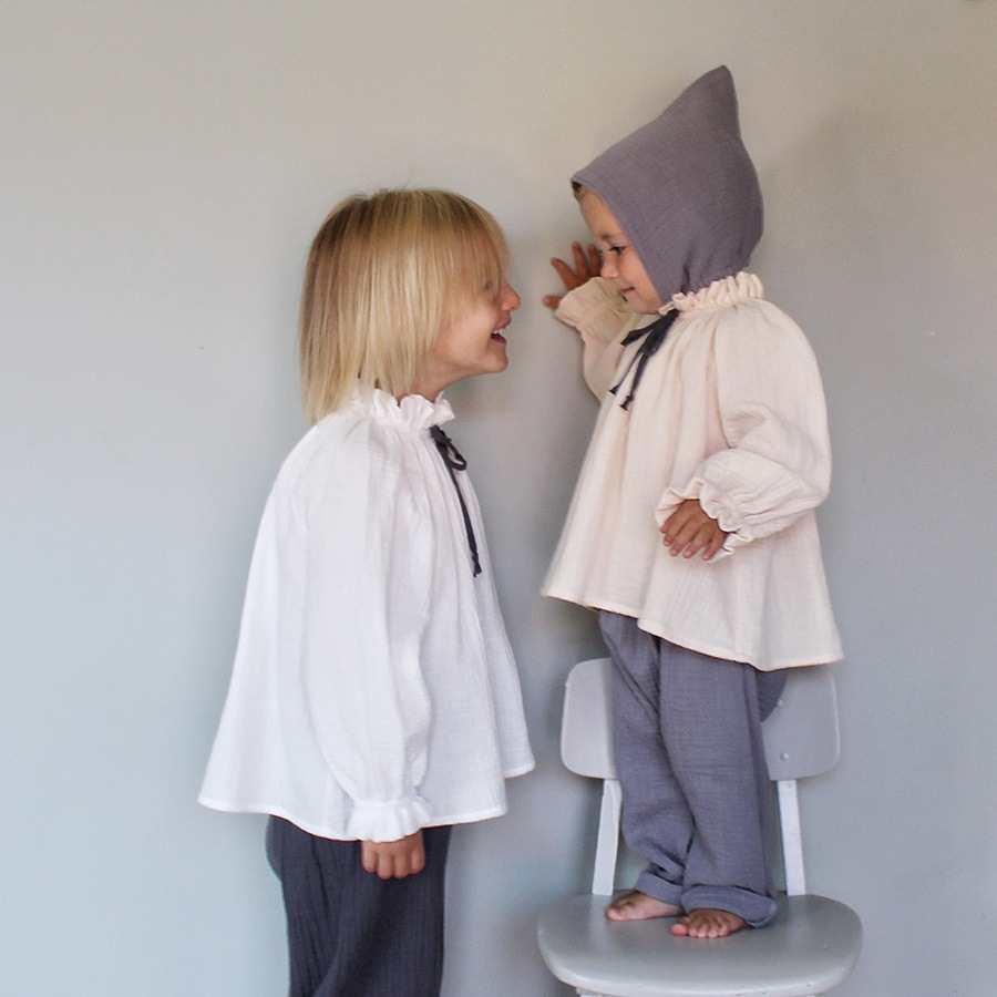 [30%off] ドイツから liilu pixie bonnet オーガニックコットン　[※1 クリックポスト可]　elephant