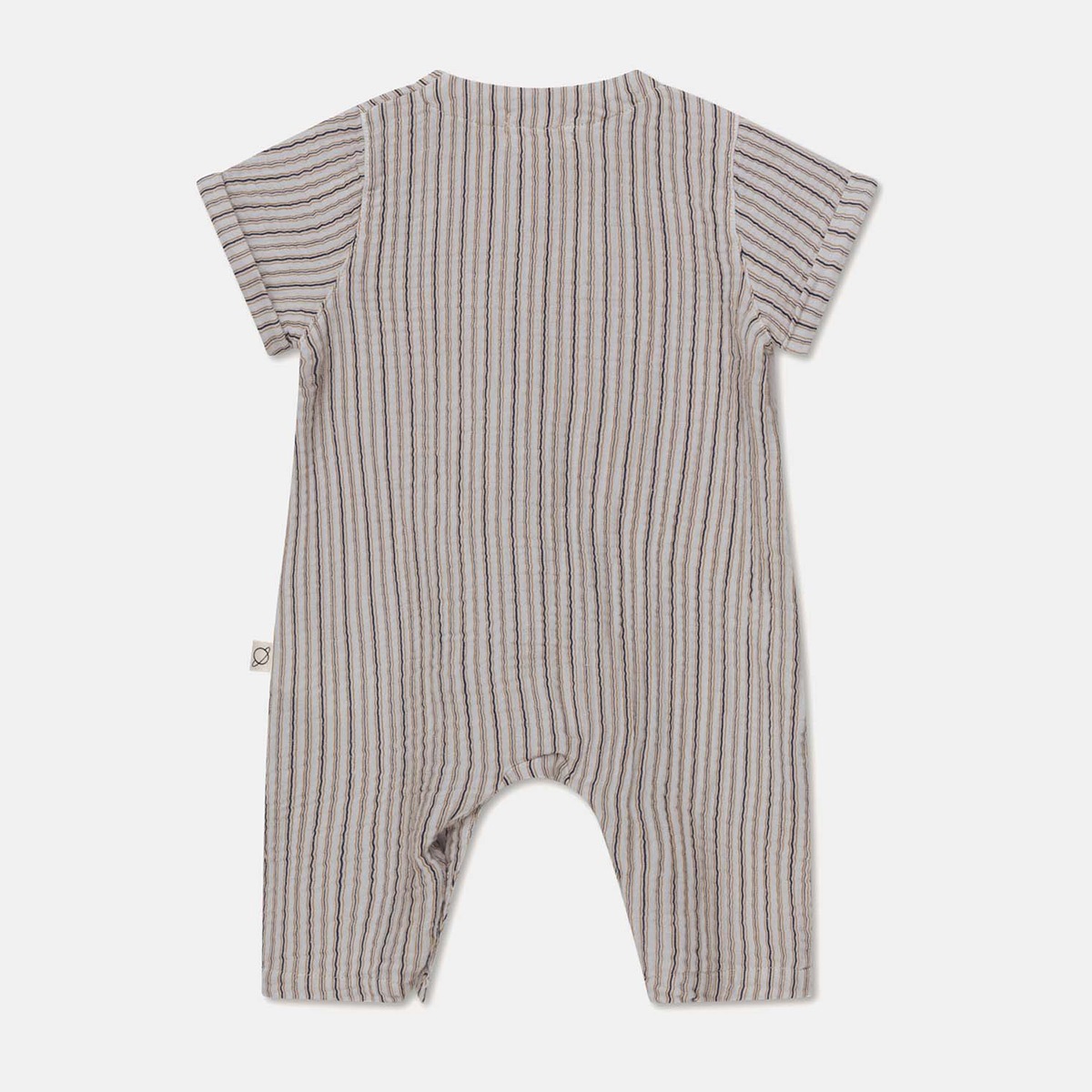 [40%OFF] From spain MY LITTLE COZMO オーガニックコットン  gauze stripe baby jumpsuit 70-80/80-90