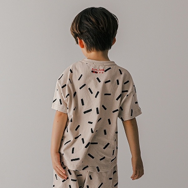 [60%OFF] FOV F/B 総柄 Tシャツ チャコールグレー 100/110/120/130