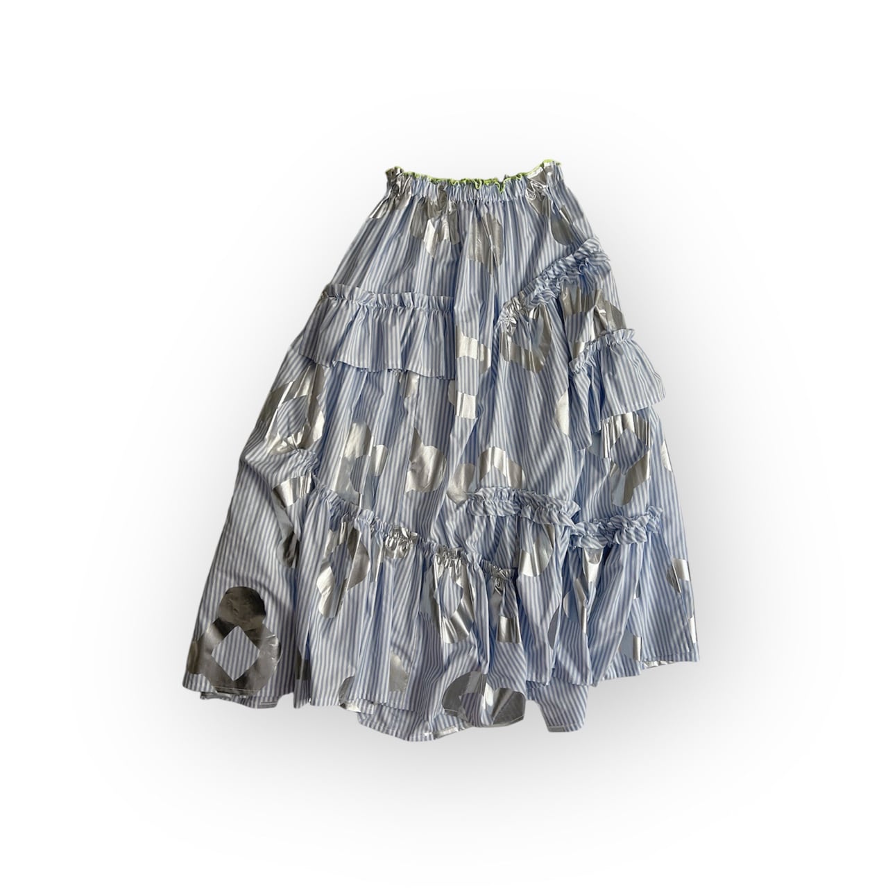 [30%OFF]frankygrow ORG.PT VARIOUS FRILL SKIRT / BLUE STRIPE/F1
