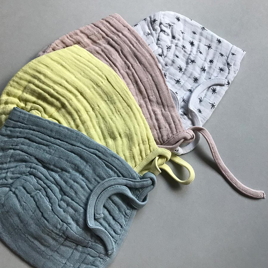 [30%off] moumout' paris BEGUIN petit chapeau / little hat 6-12m/12-24M NU organic cotton