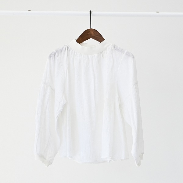［50%OFF］ undeny. ギャザーブラウス WH/OB/BK M(110-120)/L(130-140)/XL(150-160)/F レディース