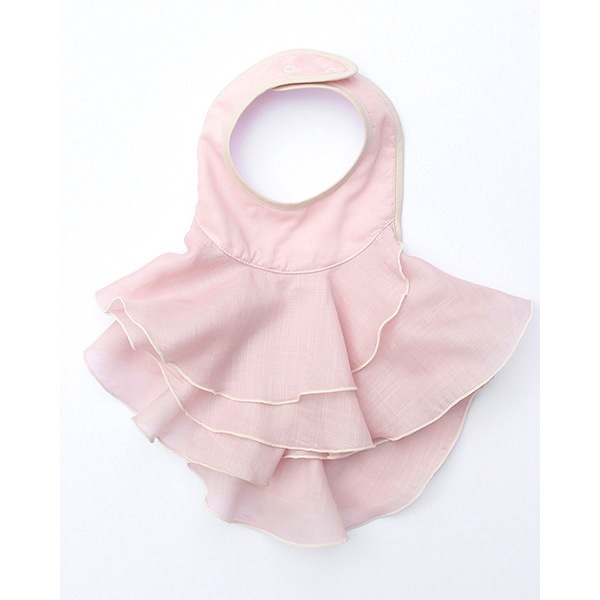 bibsy ミニドレスのようなビブ ALOHALOHA FLOWER FRILL PK