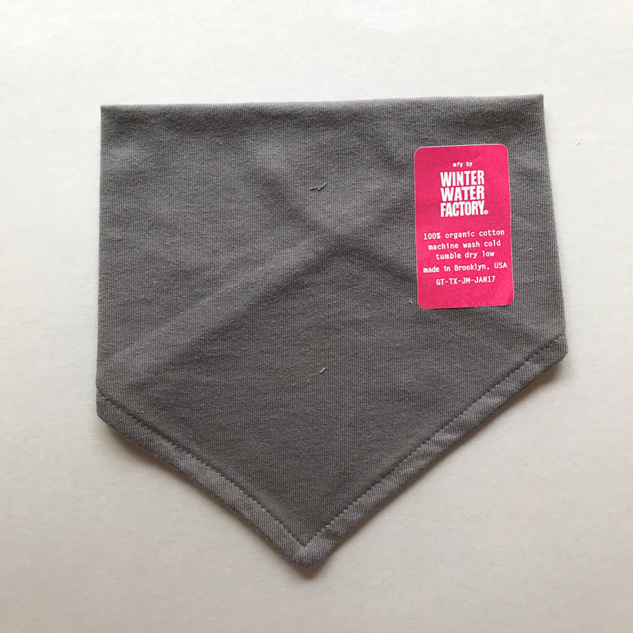 [50%OFF] From Brooklyn winter water factory Kerchief Bib - THE FARM &  Charcoal SET ORGANICCOTTON